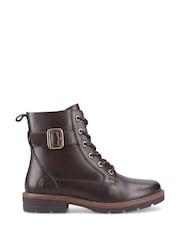 بني - Hush Puppies Teagan Biker Boots - Image 1 of 1