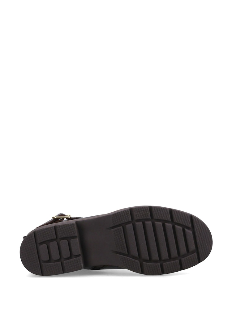 Hush Puppies Brown Teagan Biker Boots - Image 4 of 4