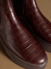 Russell & Bromley Brown Park Way Flatform Chelsea Boots - Image 4 of 7