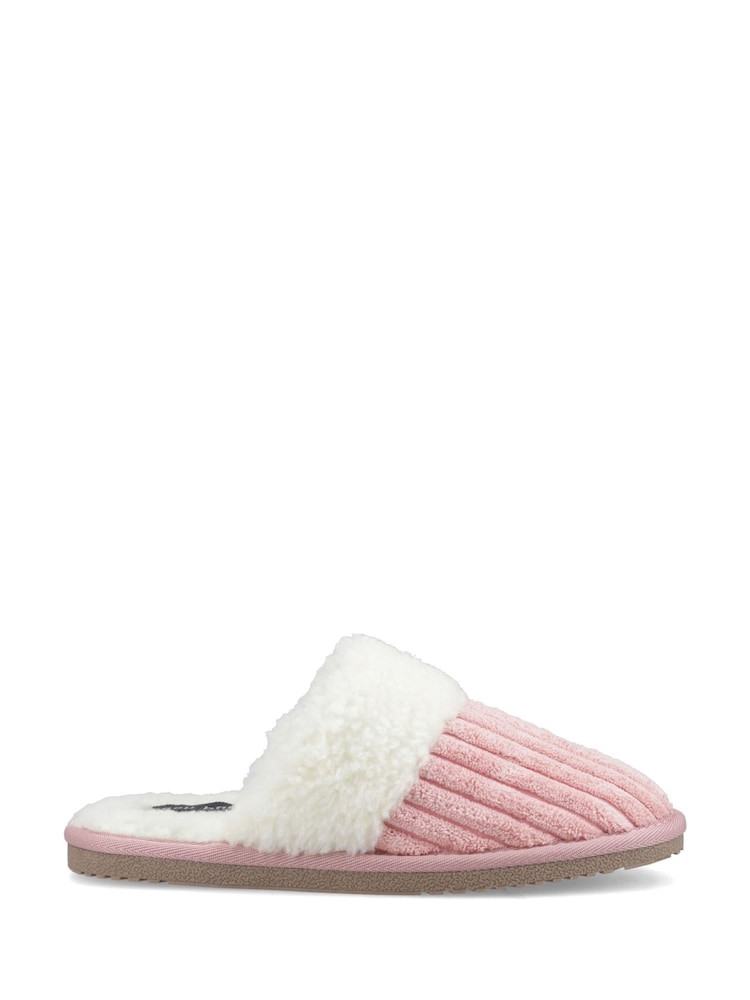 Roz - Papuci Hush Puppies Arianna din material reiat - Imaginea 1 din 2 Roz - Papuci Hush Puppies Arianna din material reiat - Imaginea 1 din 2