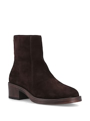 Hush Puppies Chocolate Ayla Ankle Boots - Image 5 of 6