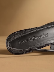 Russell & Bromley Brown Seathwait Slingback Heels - Image 5 of 7