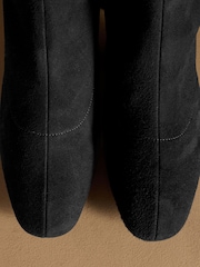 Russell & Bromley Black Harrington Short Block Heel Sock Boots - Image 7 of 7