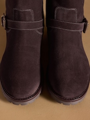 Russell & Bromley Glory Faux Fur Lined Biker Boots - 圖片 7，共 8