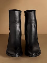 Russell & Bromley Black Kicking Slim Ankle Boots - Image 3 of 7