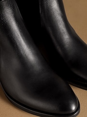 Russell & Bromley Black Kicking Slim Ankle Boots - Image 4 of 7