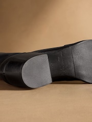 Russell & Bromley Black Kicking Slim Ankle Boots - Image 5 of 7