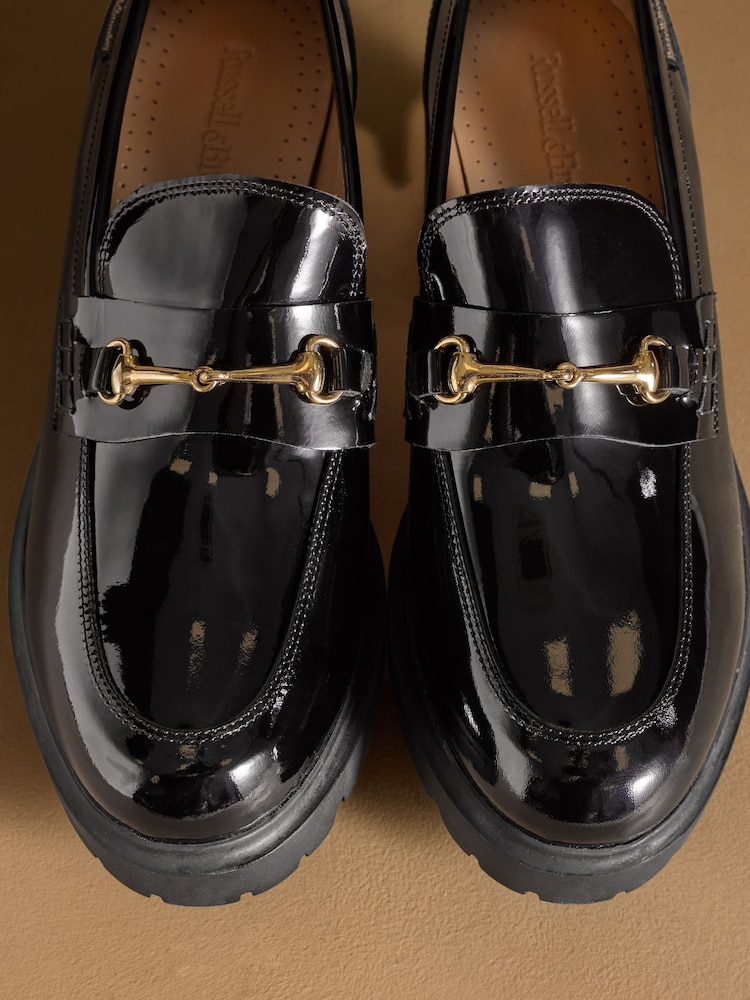 Russell & Bromley Black Brewster Mid Heeled Snaffle Loafers - Image 7 of 7 Russell & Bromley Black Brewster Mid Heeled Snaffle Loafers - Image 7 of 7