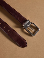 Russell & Bromley Brown Leather Tango Classic Buckle Belt - Image 3 of 4