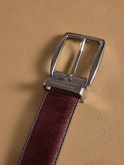 Russell & Bromley Brown Leather Tango Classic Buckle Belt - Image 4 of 4