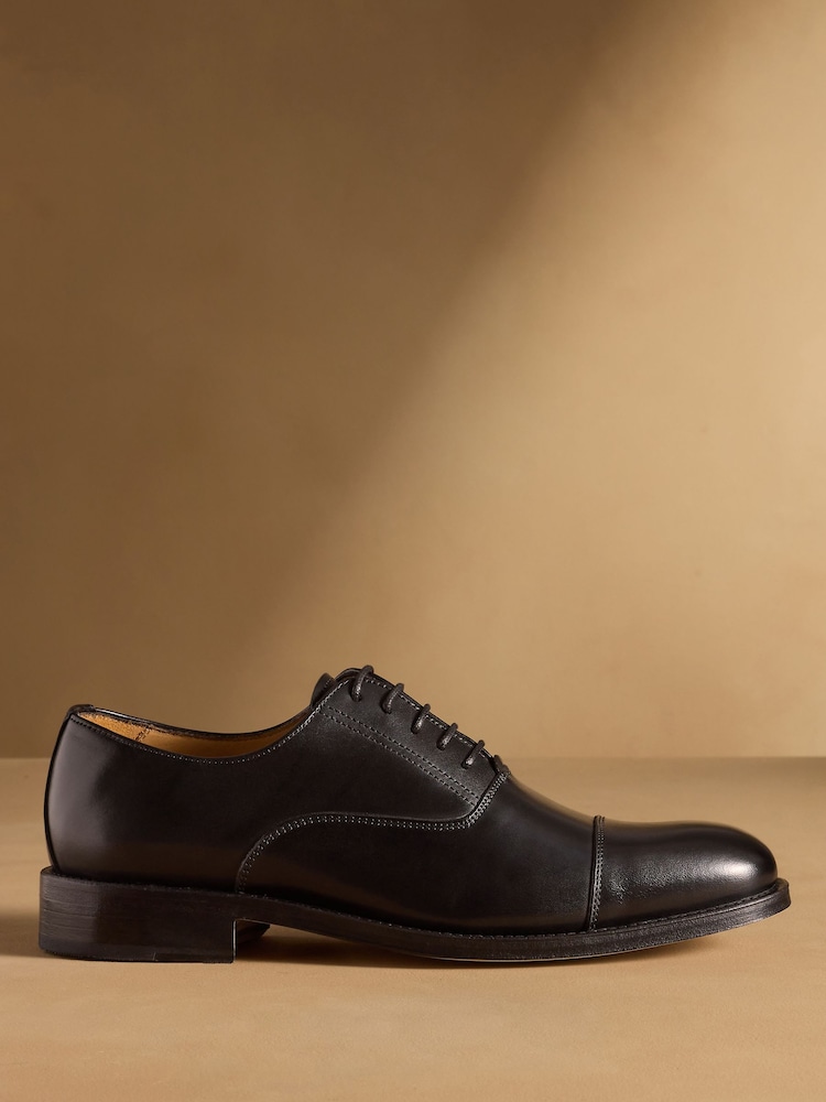 Noir - Russell & Bromley Barton Oxford Lace-Up Shoes - Image 2 de 7