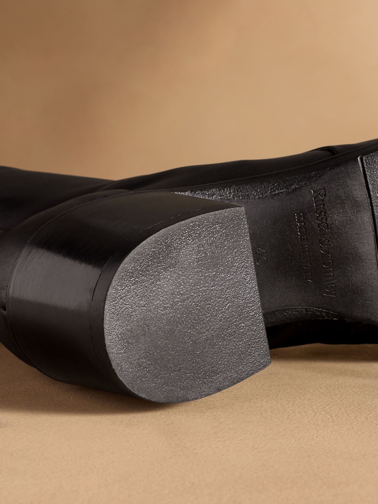 Russell & Bromley Black Kicking High Slim Knee High Boots - Image 7 of 7