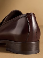 Russell & Bromley Tan Brown Leather Cumulus Toe-Cap Oxford Shoes - Image 6 of 7