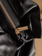 Russell & Bromley Black Jessie Shoulder Ruched Bag - Image 4 of 6