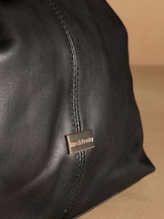 Russell & Bromley Black Jessie Shoulder Ruched Bag - Image 6 of 6