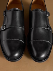 Russell & Bromley Barton Monk Double Buckle Shoes - Image 7 de 7