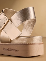 Gold - Russell & Bromley Boston Flatform Sandals - Bild 6 von 7