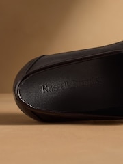 Russell & Bromley Black Leather Maltby Moccasin Loafers - Image 10 of 12