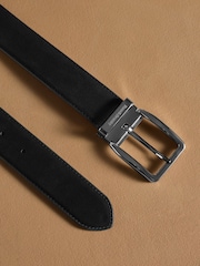 Russell & Bromley Black Suede Tango Classic Buckle Belt - Image 3 of 4