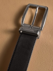 Russell & Bromley Black Suede Tango Classic Buckle Belt - Image 4 of 4