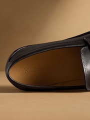 Russell & Bromley Black Derwent Saddle Loafers - Image 5 of 7
