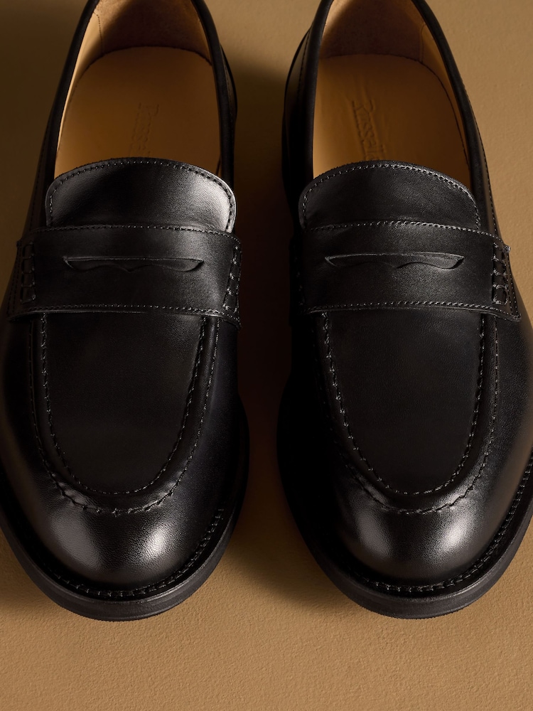 Russell & Bromley Black Derwent Saddle Loafers - Image 7 of 7