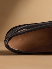 Russell & Bromley Black Dalston Fringe Loafers - Image 5 of 7