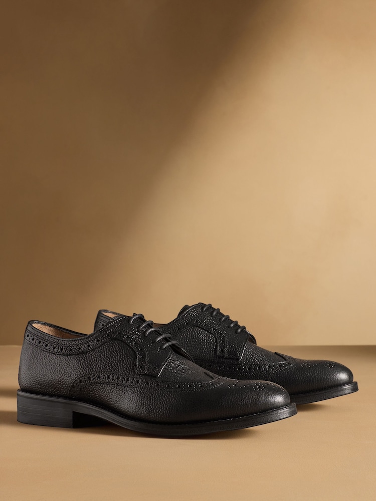 Negru - Russell & Bromley Barton Brogue Shoes - Imaginea 1 din 7