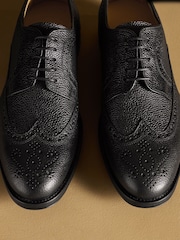 Negru - Russell & Bromley Barton Brogue Shoes - Imaginea 4 din 7