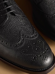 Negru - Russell & Bromley Barton Brogue Shoes - Imaginea 7 din 7