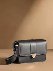 Negru - Russell & Bromley Brookvale Tasslepoint Hardware Cross-Body Bag - Imaginea 1 din 5