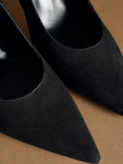 Russell & Bromley Black Hillcliffe High Heeled Courts - Image 4 of 7