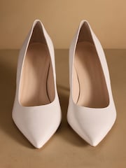 Russell & Bromley Ecru Hillcliffe High Heeled Courts - Image 3 of 7