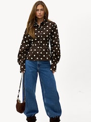 LOAVIES Brown A Spark That Never Fades Blouse - Image 5 of 5