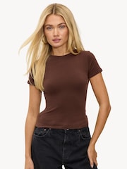 LOAVIES Brown Rustic Twilight Top - Image 3 of 5