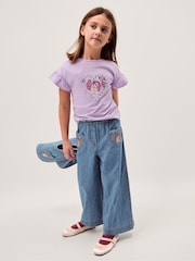 Monsoon Blue My Little Pony Chambray Trousers - Image 3 of 5