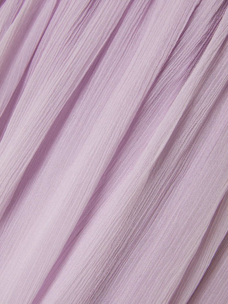 Monsoon Purple Texas One Shoulder Prom Dress - Image 4 of 4