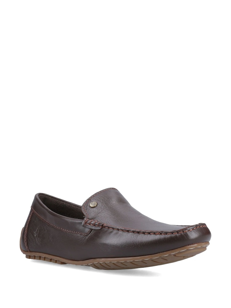 Hush Puppies Brown Ralph Slip On Shoes - Image 1 of 5 Hush Puppies Brown Ralph Slip On Shoes - Image 1 of 5