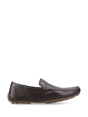 Hush Puppies Brown Ralph Slip On Shoes - Image 3 of 5