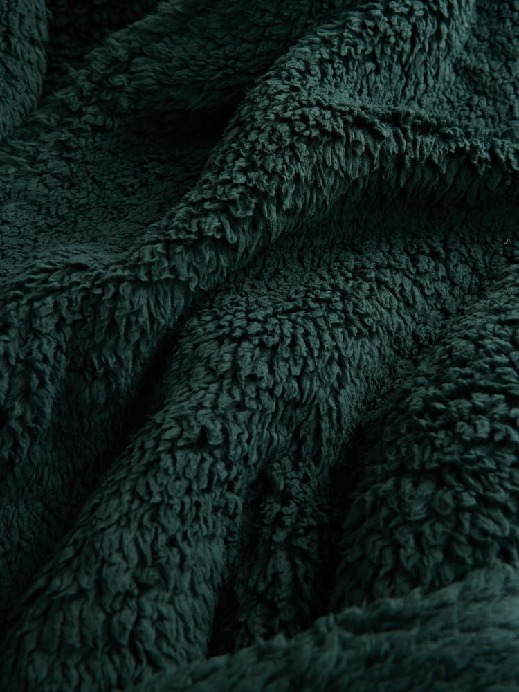Green Borg Dressing Gown - Image 2 of 3 Green Borg Dressing Gown - Image 2 of 3