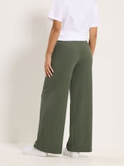 أخضر - بنطلون برِجل واسعة للأحجام الصغيرة من M&Co - Image 3 of 5