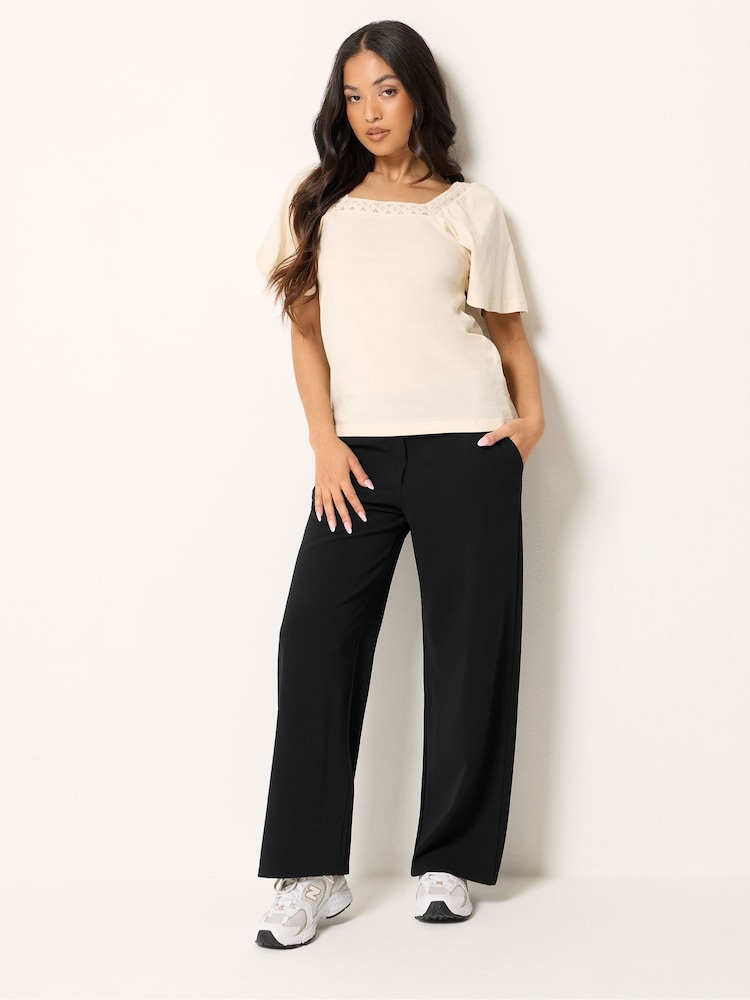PixieGirl Petite Wide Leg Scuba Trousers - Imagen 1 de 4