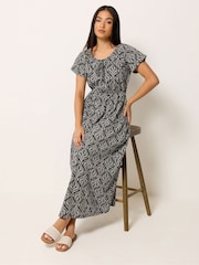 Черный - M&Co Petite Maxi Boho Dress - Изображение 1 5