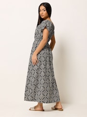 Черный - M&Co Petite Maxi Boho Dress - Изображение 3 5