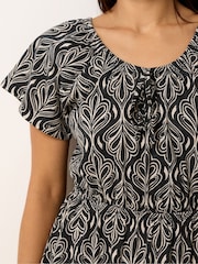 Черный - M&Co Petite Maxi Boho Dress - Изображение 4 5