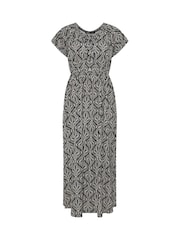 Черный - M&Co Petite Maxi Boho Dress - Изображение 5 5