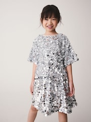 Silver Sequin Blouse (3-16yrs) - Image 2 of 9
