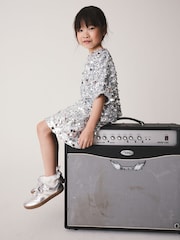 Silver Sequin Blouse (3-16yrs) - Image 3 of 9