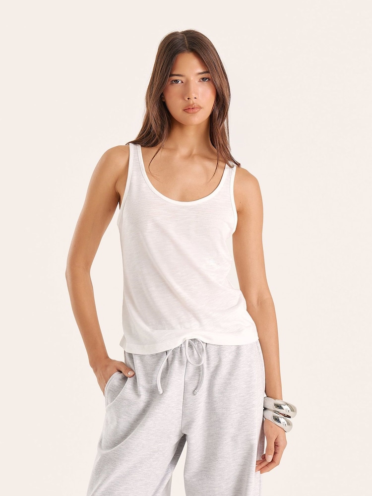 4th & Reckless Marl Double Layered T-Shirt - Imaginea 2 din 6