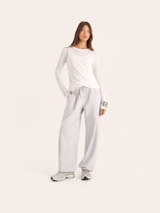 4th & Reckless Marl Double Layered T-Shirt - Imaginea 5 din 6